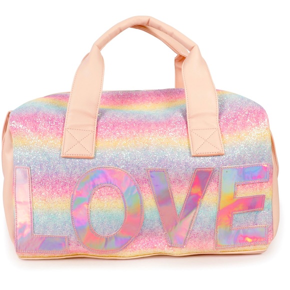 OMG Accessories Other - OMG Accessories Glitter Duffle Bag